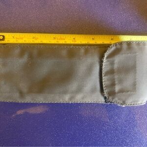 Small Gray Nylon Hook & Loop Bicycle Frame Stash Bag